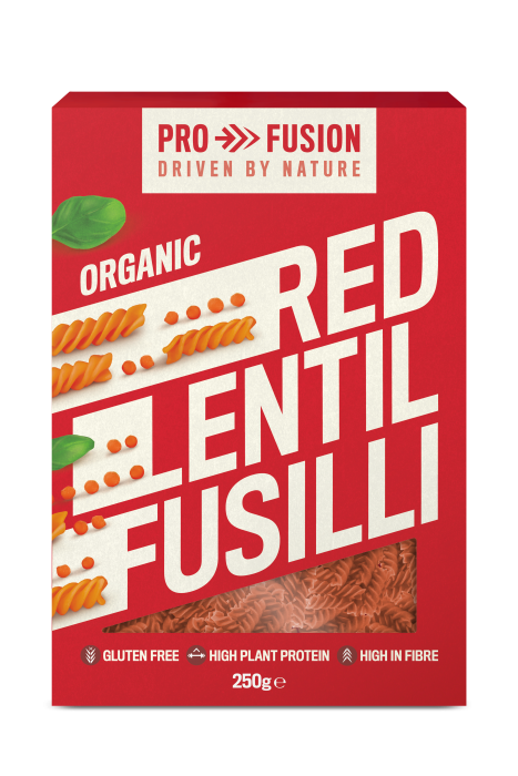 Pro Fusion Organic Red Lentil Fusilli