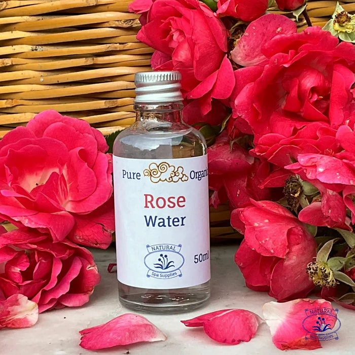 Pure organic rose water