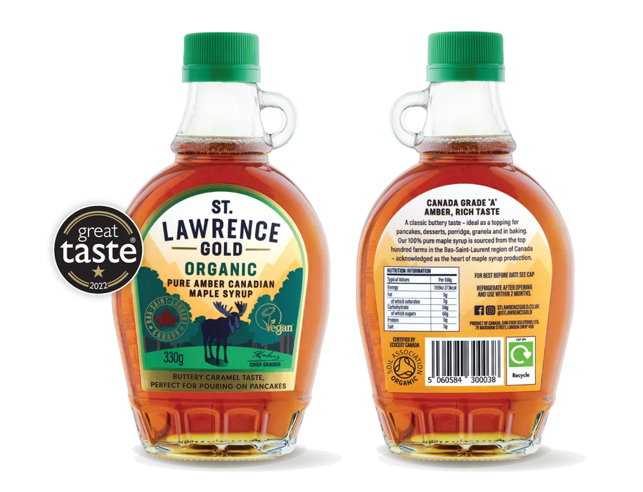 St Lawrence Gold Organic Maple Syrup 